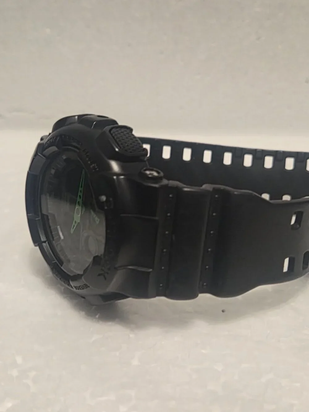Casio G Shock Matte Black and Green